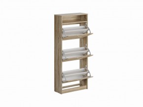 Тумба ОРИОН с тремя полками для обуви, цвет Дуб Сонома в Екатеринбурге - mebel24.online | фото 2
