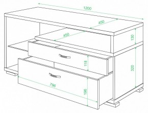 Тумба под ТВ Домино ТК-10М в Екатеринбурге - mebel24.online | фото 2