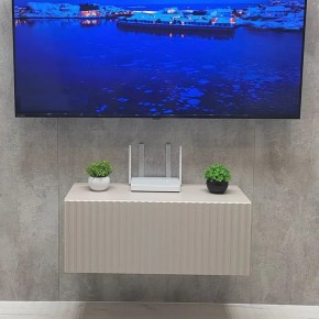 Тумба подвесная под ТВ LINES MTV1-MA 750 Бежевый (Леда-М 10.1.5) в Екатеринбурге - mebel24.online | фото 5