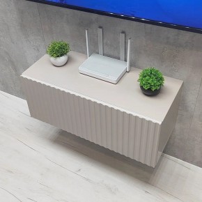 Тумба подвесная под ТВ LINES MTV1-MA 750 Бежевый (Леда-М 10.1.5) в Екатеринбурге - mebel24.online | фото 6