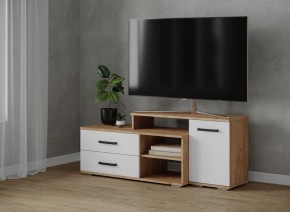 Тумба ТВ Парус-3 Дуб крафт золотой/Белый в Екатеринбурге - mebel24.online | фото