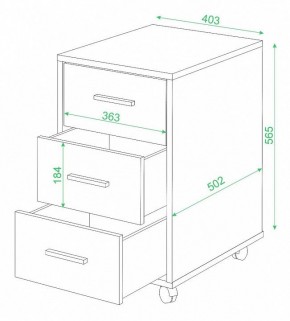 Тумбочка Живой дизайн ТС-1 в Екатеринбурге - mebel24.online | фото 2