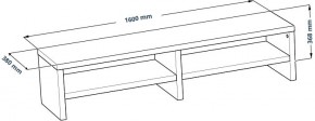 ТВ-тумба Энкель ТВ16, тамбурат, цвет дуб беленый в Екатеринбурге - mebel24.online | фото 3