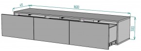 ТВ тумба подвесная TV80 (3 ящика) в Екатеринбурге - mebel24.online | фото 2