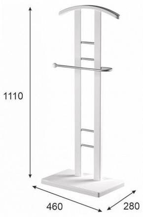 Вешалка для костюма Галант 321 в Екатеринбурге - mebel24.online | фото 10