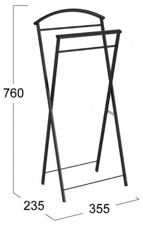 Вешалка для костюма Контур в Екатеринбурге - mebel24.online | фото