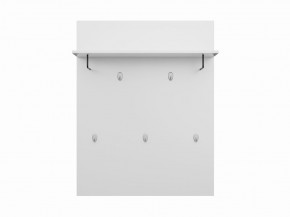 Вешалка СИРИУС настенная с полкой, цвет белый в Екатеринбурге - mebel24.online | фото