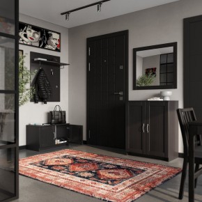 Вешалка СИРИУС настенная с полкой, цвет Дуб Венге в Екатеринбурге - mebel24.online | фото 4
