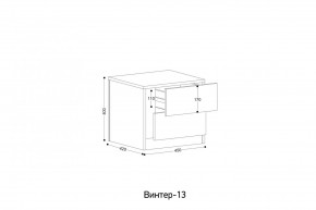 ВИНТЕР - 13 Тумба прикроватная в Екатеринбурге - mebel24.online | фото 2