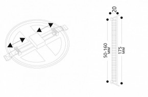 Встраиваемый светильник Arte Lamp Mesura A7974PL-1WH в Екатеринбурге - mebel24.online | фото 5