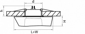 Встраиваемый светильник Lightstar Flutto 006430 в Екатеринбурге - mebel24.online | фото 3